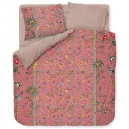 Blomstret sengetøj - Petites Fleur Pink - 2 i 1 sengesæt - 100% bomuld - Pip Studio sengetøj